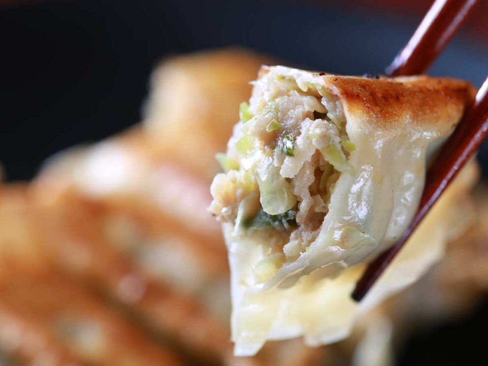 餃子とニラは相性バツグン！