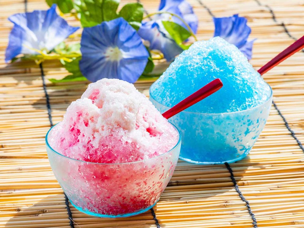 かき氷と鉄不足
